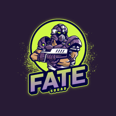 Gears-Inspired Logo Generator Featuring a Strong Shooter Clipart 4304f