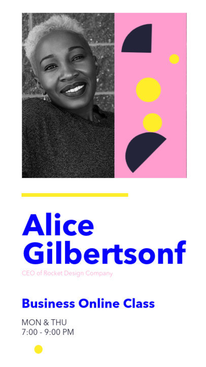 Instagram Story Maker for Online Business Courses