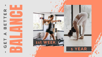 YouTube Thumbnail Design Maker for Fitness Channels Featuring Abstract Backgrounds 