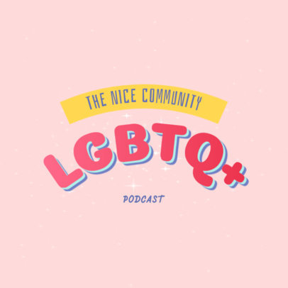 Fun Logo Maker for an LGBTQ-Themed Podcast