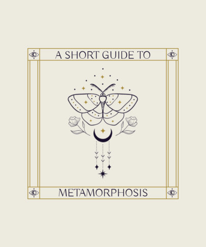 Illustrated T-Shirt Design Maker Featuring Frames and Esoteric Graphics 