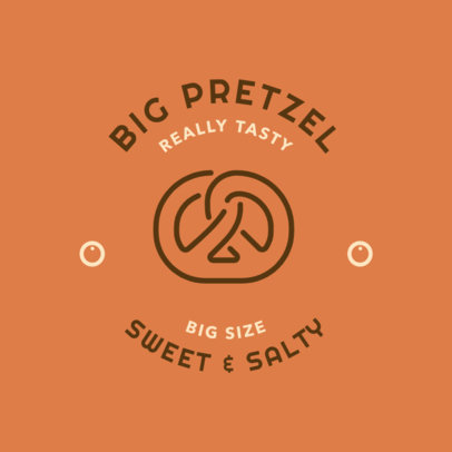 Online Logo Maker for a Pretzel Bakery