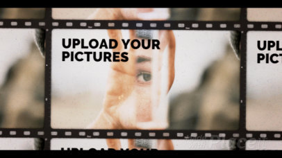Slideshow Video Maker Featuring Retro Film Filter Effect 