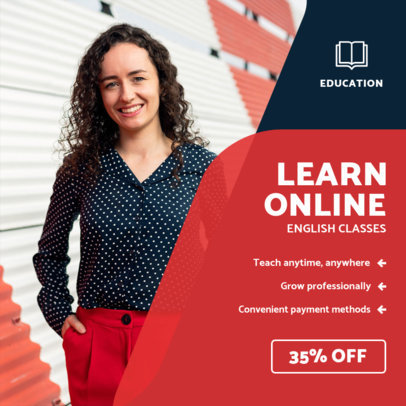 Instagram Post Maker for Online Teachers 