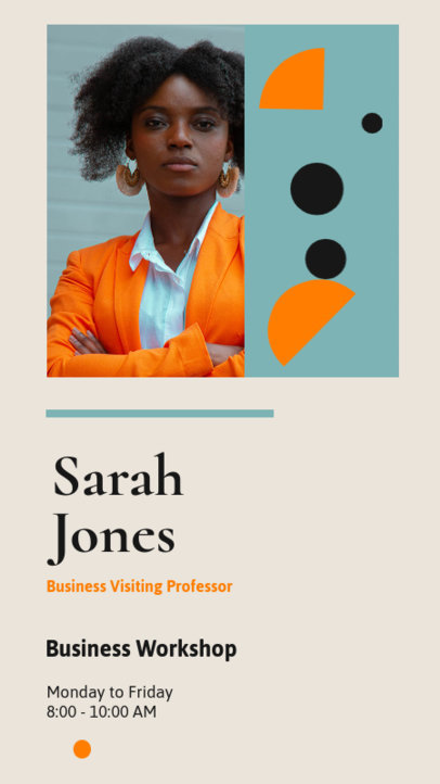 Instagram Story Generator for a Professional Business Workshop 3846c-el1