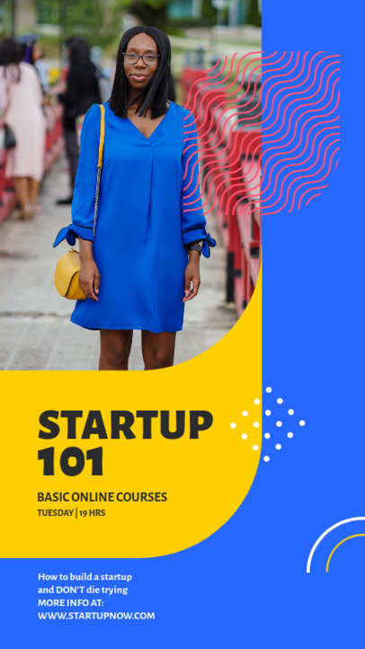 Instagram Story Template for a Business 101 Online Course 