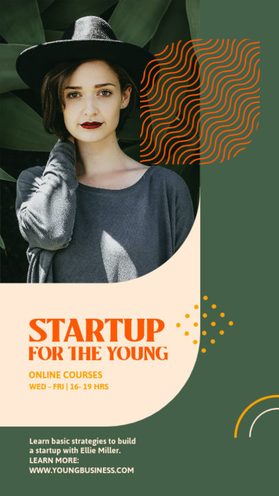 Instagram Story Design Generator for Business-Themed Online Courses 