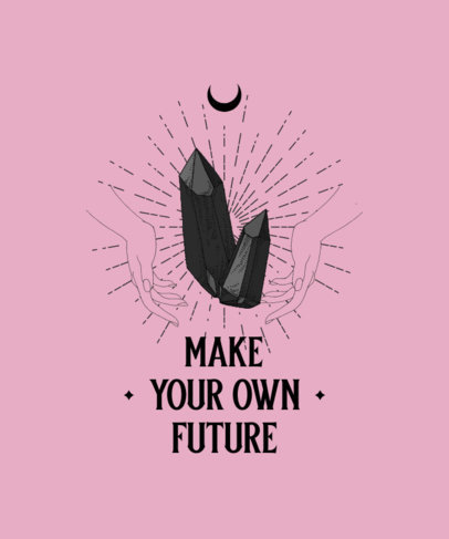 Esoteric T-Shirt Design Maker with an Empowering Quote