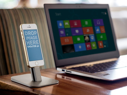 iPhone 5s Gold Portrait On Deck