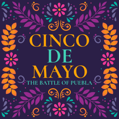 Instagram Post Generator with a Mexican Holiday Theme for Cinco de Mayo