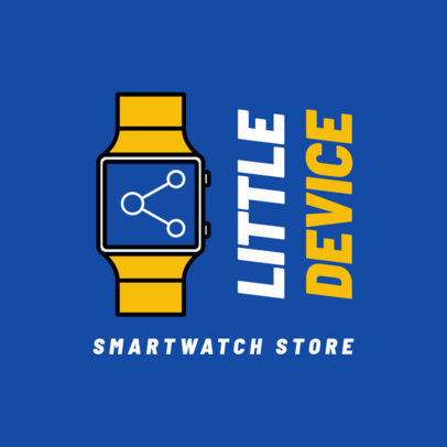 Technology Logo Maker for a Smartwatch Retailer