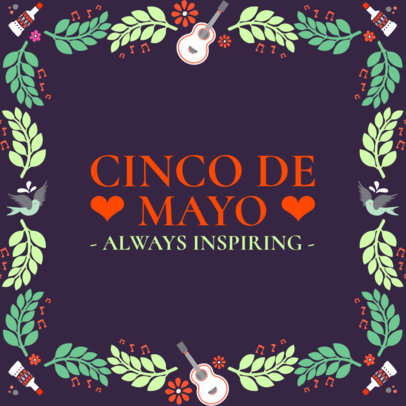 Inspiring Instagram Post Creator with a Cinco de Mayo Theme