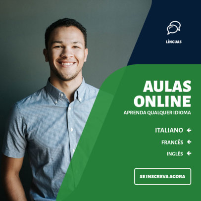 Instagram Post Generator for Language Schools 