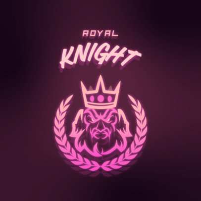 Gaming Logo Generator with a King Graphic