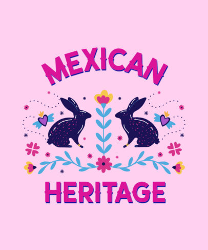 T-Shirt Design Generator to Celebrate Mexican Heritage