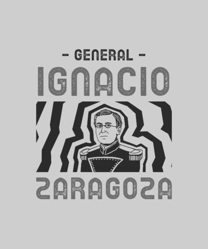 Cinco de Mayo-Themed T-Shirt Design Generator Featuring an Illustrated Character