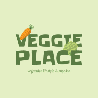Online Logo Creator for a Vegan Food Store
