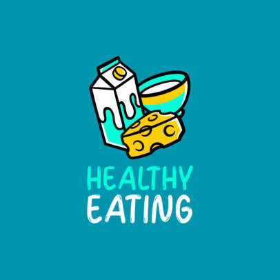 Logo Template for a Healthy Diet Coach