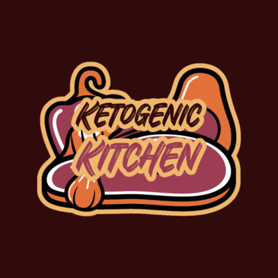 Healthy-Themed Logo Maker for a Ketogenic Kitchen