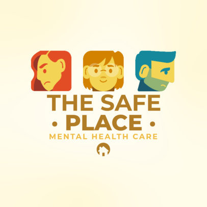 Podcast Cover Design Template with a Mental Health Theme