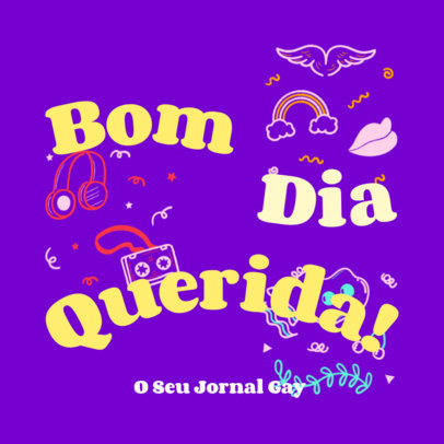 Podcast Cover Creator for a Sassy Brazilian LGBTQ Production