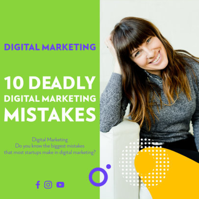 Instagram Post Maker for a Digital Marketing Webinar 