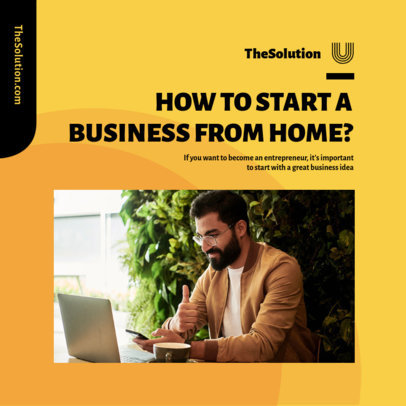 Instagram Post Maker With Tips For Starting Business