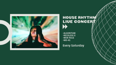 Twitch Banner Creator for an EDM Virtual Concert's Lineup