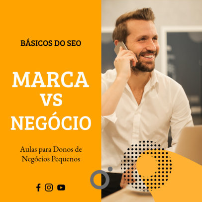 Instagram Post Generator to Announce an SEO Course for Entrepreneurs  