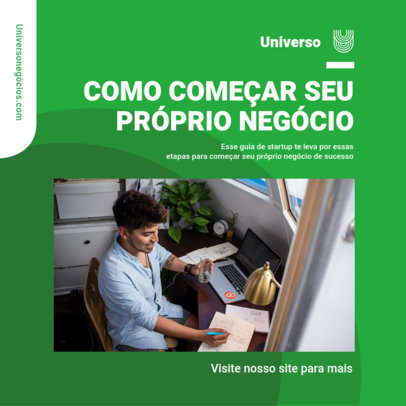 Instagram Post Creator with Business Tips In Portuguese 