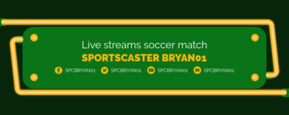 Simple Twitch Banner Maker for a Sports-Focused Streamer