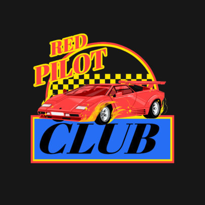 Online Logo Maker Featuring a Classic Racing Car