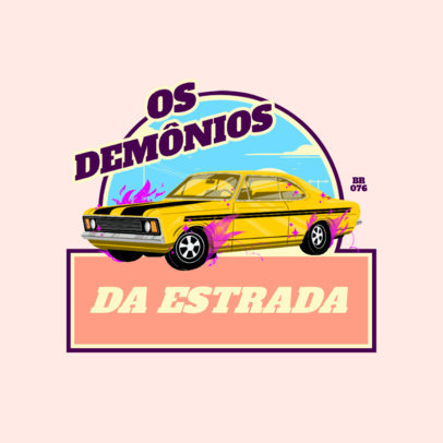 Logo Creator with a Vintage Car Graphic