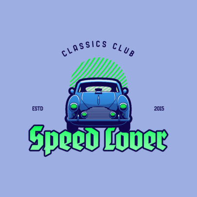 Bold Logo Generator for a Classic Automotive Club