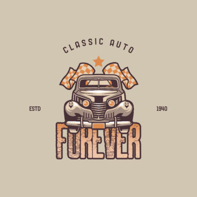 Automotive Logo Maker for a Classic Auto Club