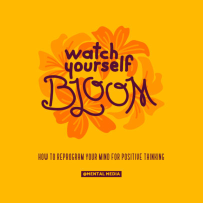 Podcast Cover Generator With a Positive Message and a Vibrant Color Scheme 4332h