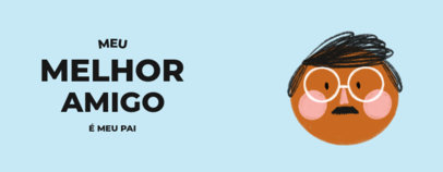 Father's Day-Themed Mug Design Template with an Illustration of a Dad 3670e