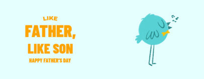 Mug Design Generator to Celebrate Father's Day with a Bird Graphic 3670j