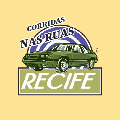 Classic-Styled Logo Maker for a Car Racing Club