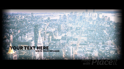 Slideshow Video Creator Featuring an Old-School Film Aesthetic