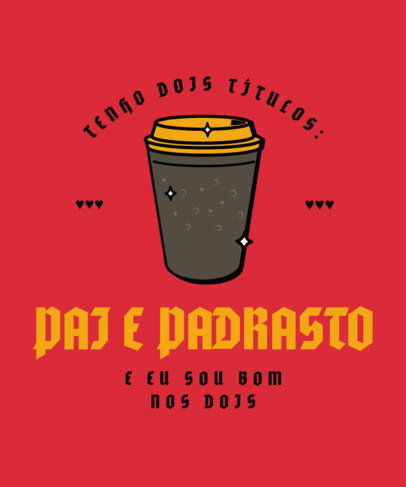 T-Shirt Design Generator with a Funny Father's Day Quote