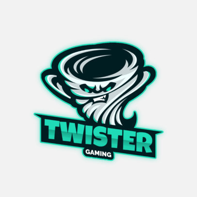 Logo Creator for a Gaming Streamer with a Tornado Graphic