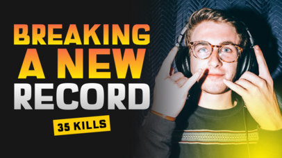 Gaming-Themed YouTube Thumbnail Design Generator with Pictures 3951a-el1