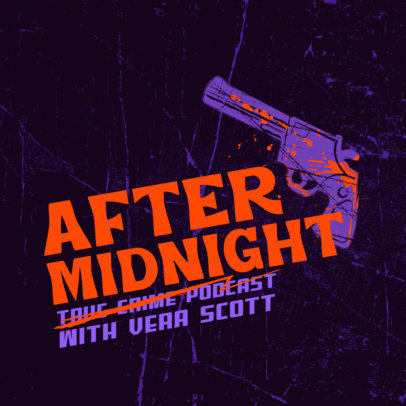 True Crime Podcast Cover Generator With a Gun Graphic 4357b