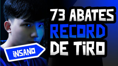 YouTube Thumbnail Maker for a Gaming Channel Featuring Modern Fonts 3953c-el1