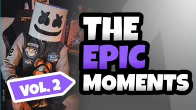 Gaming-Themed YouTube Thumbnail Design Maker Featuring Bold Graphics 3953f-el1