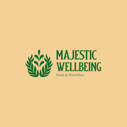 Wellbeing-themed Logo Template for a Nutrition Brand 