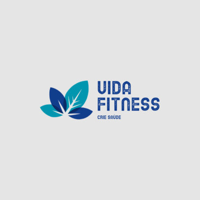 Logo Maker With a Fitness Theme Featuring Botanical Graphics 