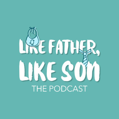 Online Logo Maker for a Podcast for Fathers