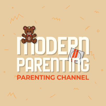 Podcast Logo Maker with a Modern Parenting Theme